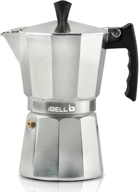 iBELL Classic 6 Cup Moka Pot Espresso Maker / Percolator / filter Coffee Maker, Italian Espresso 6 Cups Coffee Maker