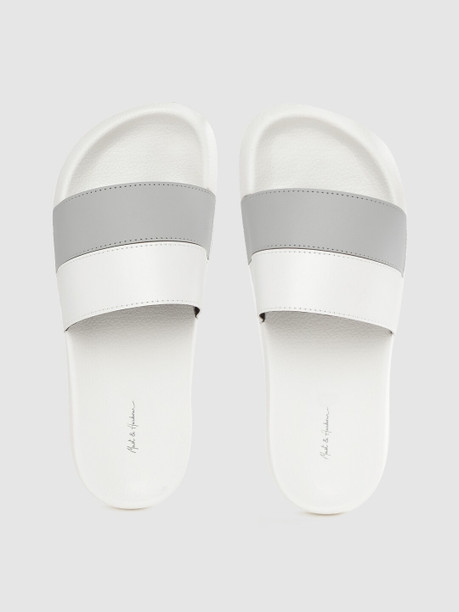 White Slippers Flip Flops - Buy White 