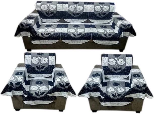 croox Cotton Floral Sofa Cover