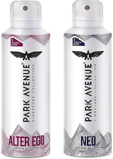 PARK AVENUE Alter Ego & Neo Signature Collection Body Spray Deodorant Each 150ml Body Spray  -  For Men