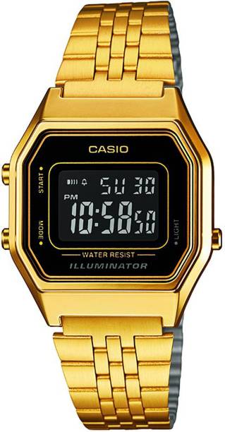 CASIO LA680WGA-1BDF Vintage Digital Watch - For Men & ...