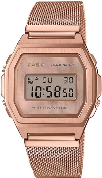 CASIO A1000MPG-9EF Vintage Digital Watch - For Men & W...