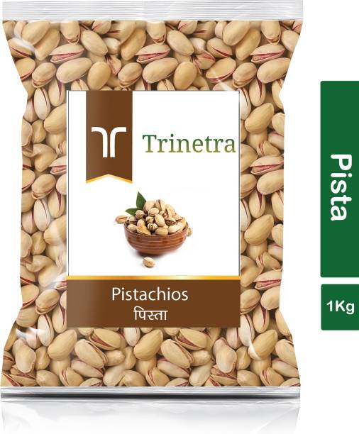 Trinetra Best Quality Pista (Pistachio)-1Kg (Pack Of 1) Pistachios