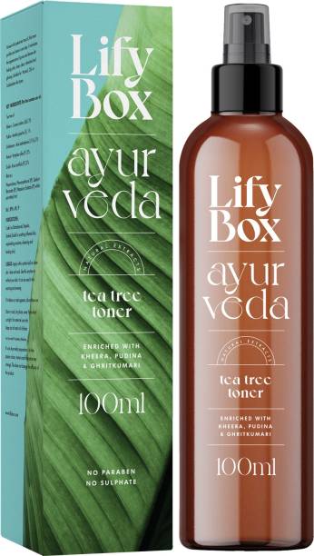 Lifybox Ayurveda Tea Tree Toner is for acne prone, pores tightening, glowing & brightening skin. Suitable for both men & women and for oily, dry and combination skin. Women