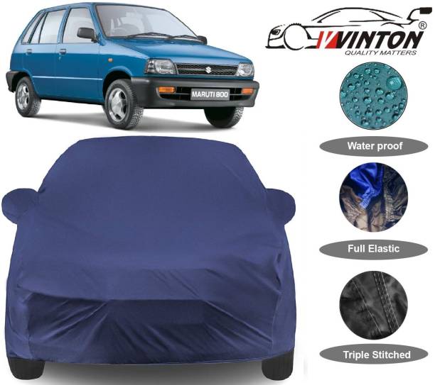 V VINTON Car Cover For Maruti Suzuki 800 (With Mirror Pockets)