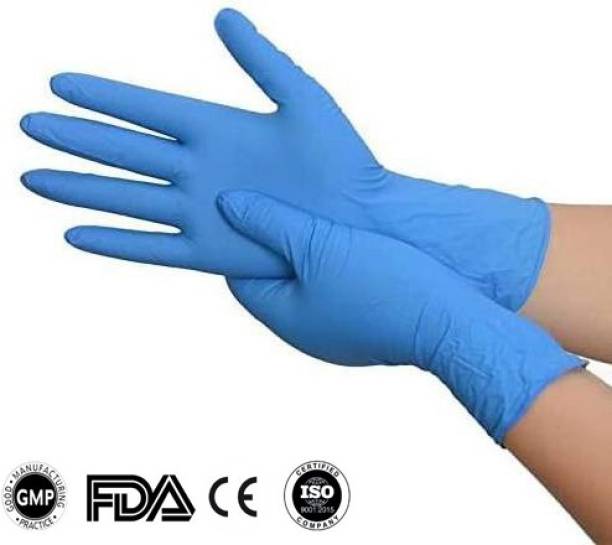 DM India Premium Quality Powder Free Nitrile Gloves for Saloon Nitrile Examination Gloves