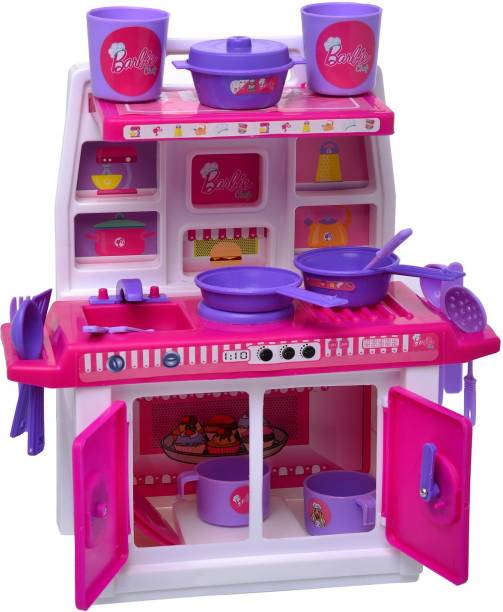 ToyDor Doll kitchen set for kids Girls Toys For Kids Non Toxic BPA Free Material used Kitchen play set( MEDIUM SIZE) Height 30 cm Width 21 cm