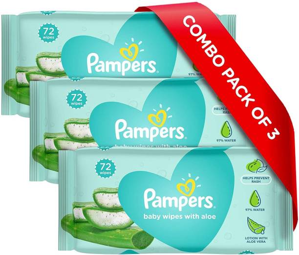 Pampers Baby Wipes with aloe