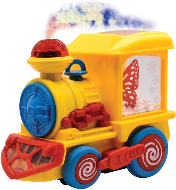 Toyshack Musical Bump and Go Steam Train with flashing lights Toys for Boys and Girls