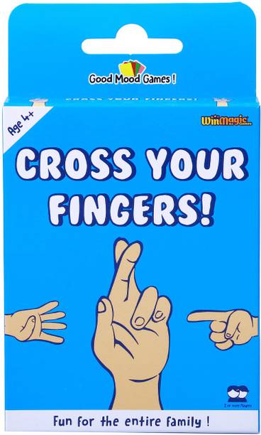 Good Mood Games Cross Your Fingers, Card Games for Boys & Girls, Age 4+ & Above