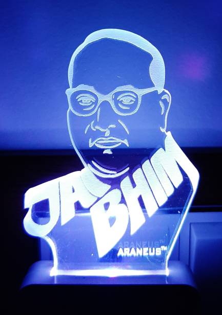 NL Traders NL Jay Bhim Dr.Baba saheb Aambetkar Extremely cool Night Lamp Table Lamp