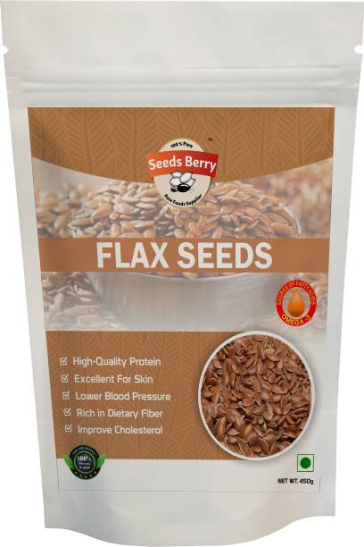 Seeds Berry Brown Flex Seeds - Fiber Rich with High Quality Protein Brown Flax Seeds