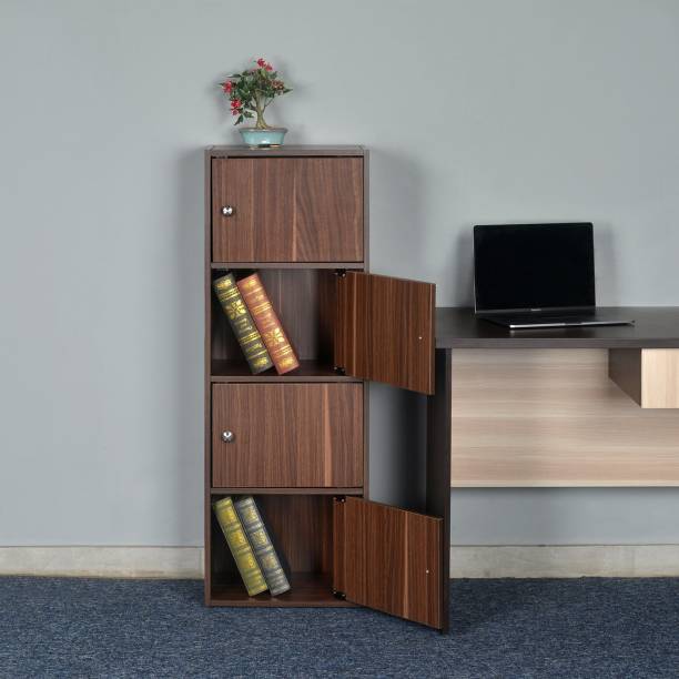 Nilkamal Cary Engineered Wood Close Book Shelf