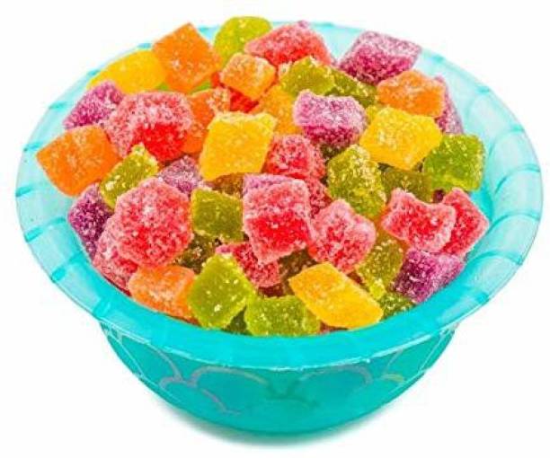 JAINA Sugar Coated Jelly | Fruit Jelly Bites | Jelly Candy | Jelly Beans MIX FRUIT Jelly Candy