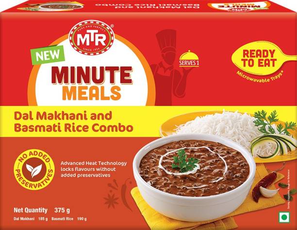 MTR Minute Meals Dal Makhani and Basmati Rice Combo