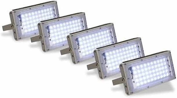 Medaline 50 Watt v22 Ultra Thin Slim Ip66 LED Flood Outdoor Light Cool White Waterproof Pack of 5 Flood Light Outdoor Lamp