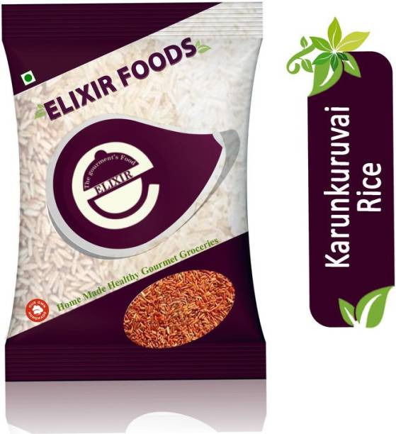 Elixir foods KARUNKURUVAI 400G Red Boiled Rice (Medium Grain, Parboiled)