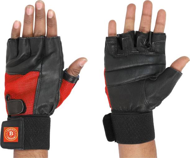 BREXIT Br Red Net Gym & Fitness Gloves