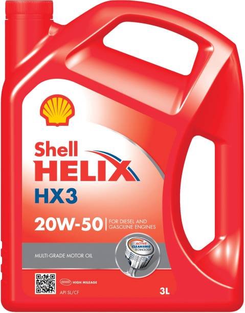 Shell Helix HX3 20W-50 Synthetic Blend Engine Oil