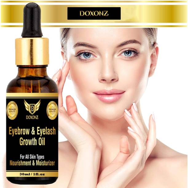 DOXONZ Organics Eyebrow & Eyelash Growth Oil for women 100% Natural Ingredients 30 ml