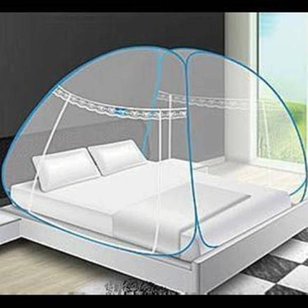 Dhuloom Polyester Adults Double Bed Folding Mosquito Net
