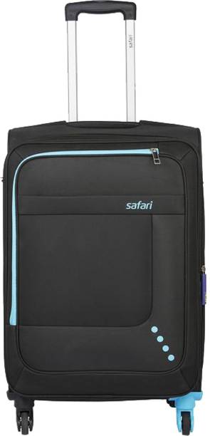 SAFARI STAR 65 4W BLACK Expandable  Check-in Suitcase - 26 inch