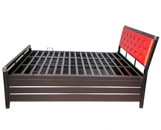 ROYAL METAL FURNITURE Mattress Not Included Metal Single Hydraulic Bed