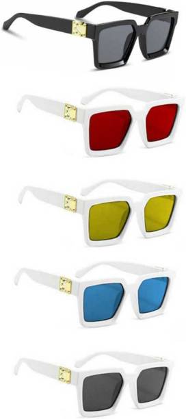New Specs Rectangular Sunglasses