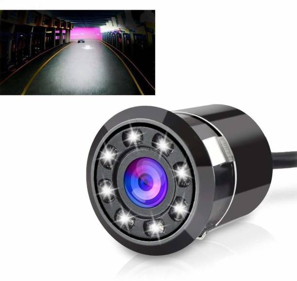 kenvi us Car Rear View Reverse Parking Camera with HD Night Vision (8 LED) || Waterproof || 170 Degree Wide Angle || T-98 Vehicle Camera System