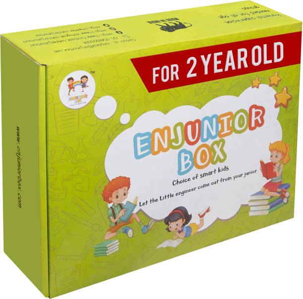 Enjunior Box VOL-3 For Age 2+ Kids/ Toddler Boys & Girls Toys For Age 2+ Learning and Educational Toys, Books & Games (1 Box Set)
