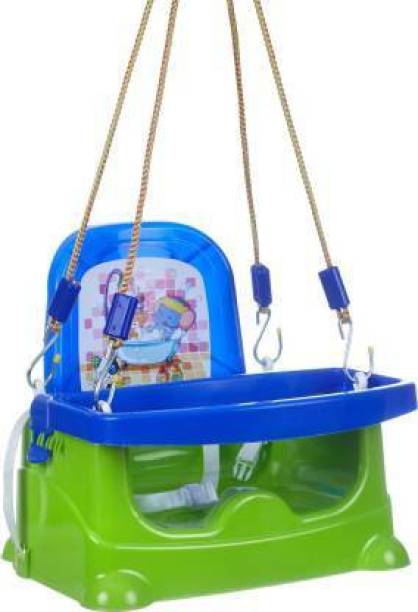 MYLO 5 In 1 Multipurpose Booster Baby Chair Feeding Chair Swing(MULTICOLOUR)
