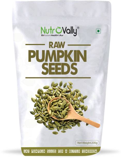 NutroVally Raw Pumpkin Seeds Loaded with Protein and Fibre Rich Superfood for Boost Immunity seed for Eating