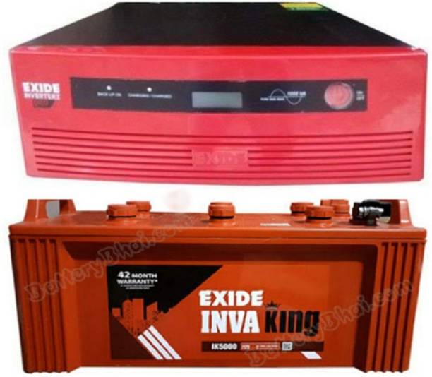 EXIDE IK5000+GQP1050 Tubular Inverter Battery