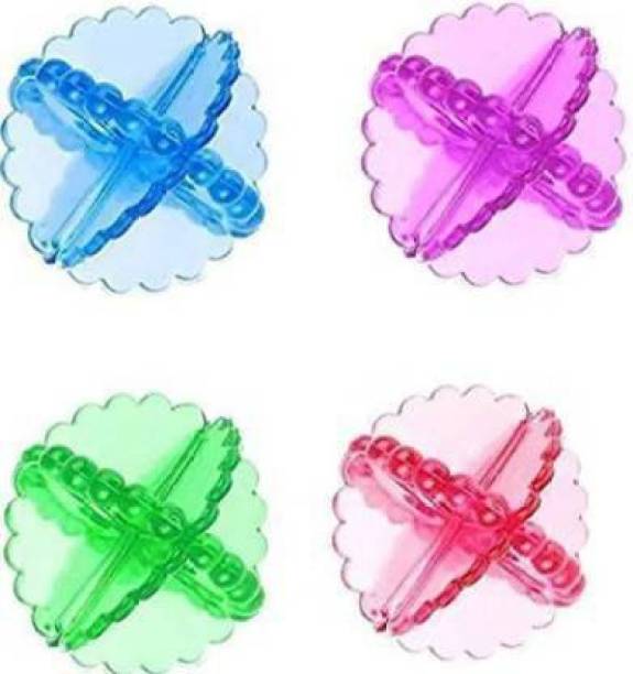 avnish Soft Silicone Laundry Ball For Cloth Cleaning washing Machine ball For Cleaning Creative Items (PACK OF 4 BALLS) Detergent Bar