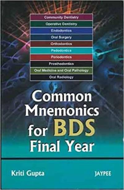 Common Mnenmonics for BDS Final Year