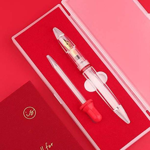 Moonman M2 Acrylic Clear Transparent Eyedropper filled Fountain Pens Fountain Pen