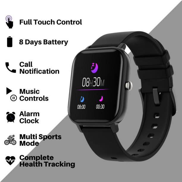 Shop FireBoltt SpO2 Full Touch Smartwatch (Black Strap, Regular) SpyReviews