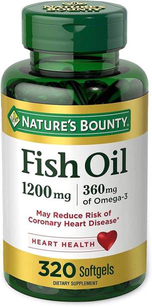 Nature's Bounty Fish Oil 1200mg 320 Softgels