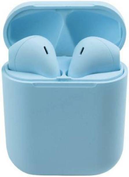 CADNUT iPod i12 TWS Bluetooth 5.0 (Sky Blue) Bluetooth Headset Bluetooth Headset Very Low Price