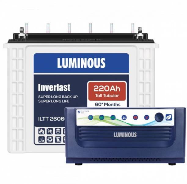 LUMINOUS EcoVolt1050+ILTT26060 Tubular Inverter Battery
