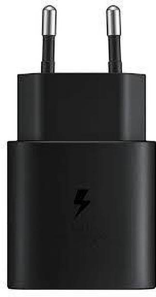 SAMSUNG Original 25W, Type C Power Adaptor compatible for all Samsung Devices (Super Fast Charge 3.0) (Black)