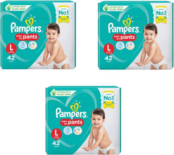 Pampers All round Protection Pants - Large (42 pieces) ...