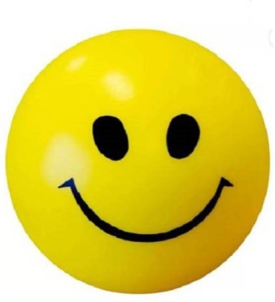 NAVRANGI Smiley Face Squeeze Stress Ball - Set of 1 - 3 inch - 8 cm (Yellow)  - 15 cm