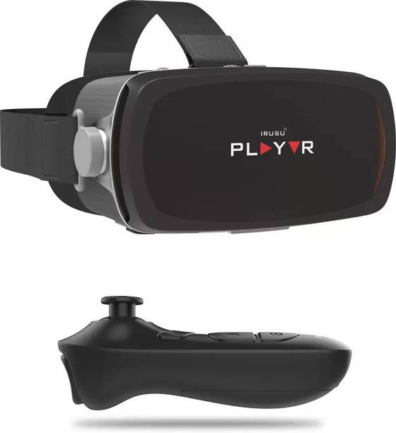 Top Headset Vr cheap price 5stars Flipkart in India 7 IRUSU Play VR Premium headset with remote.Best VR headset for smartphones with gyroscope sensor