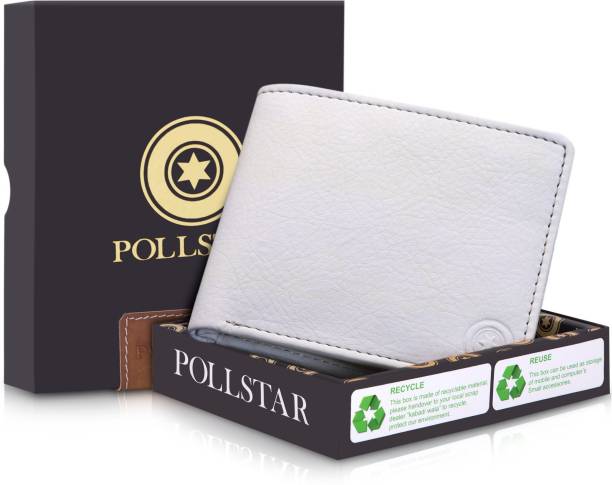 POLLSTAR Men Casual White Artificial Leather Wallet