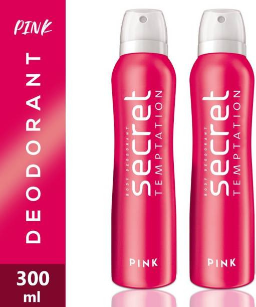 secret temptation Pink Deodorant Spray  -  For Women
