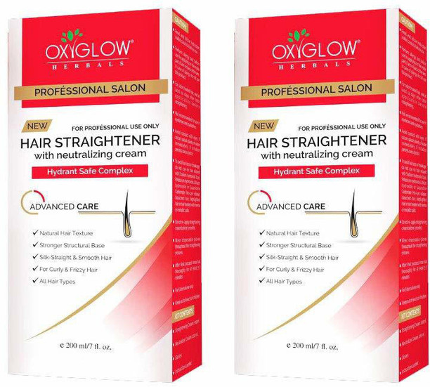 oxyglow hair straightener with neutralizing cream
