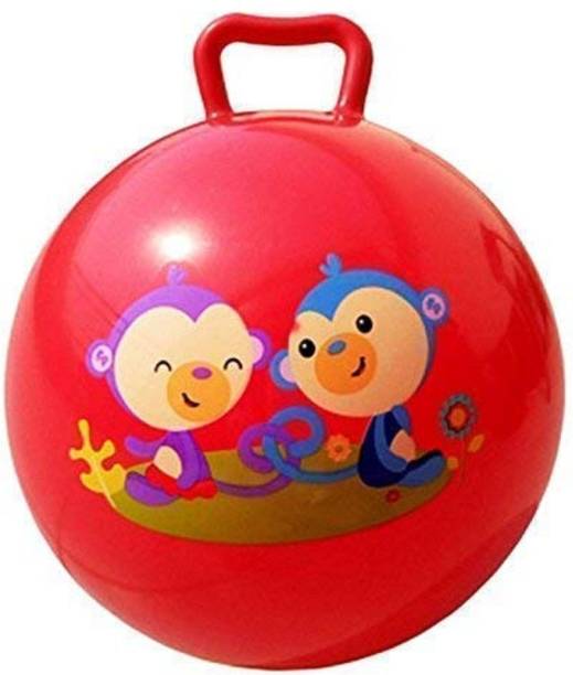 HK Sport & Toys Hop ball,kangaroo bouncer hoppity hop,jumping ball,sit & bounce inflatable sit and bounce rubber bubble hop ball for kids. hopper jump n bounce for kids balls Multi color Inflatable Hoppers & Bouncer
