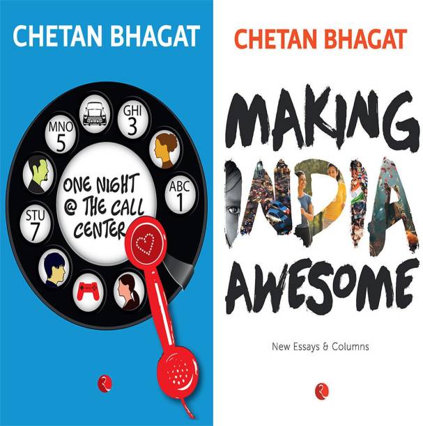 Making India Awesome: New Essays And Columns + One Night @ The Call Centre (Set Of 2 Books)
