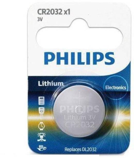 PHILIPS Speciality CR2032 Lithium Coin  3V, Pack of 1, Designed for use in keyfobs, Scales, wearables and Medical Devices  Battery